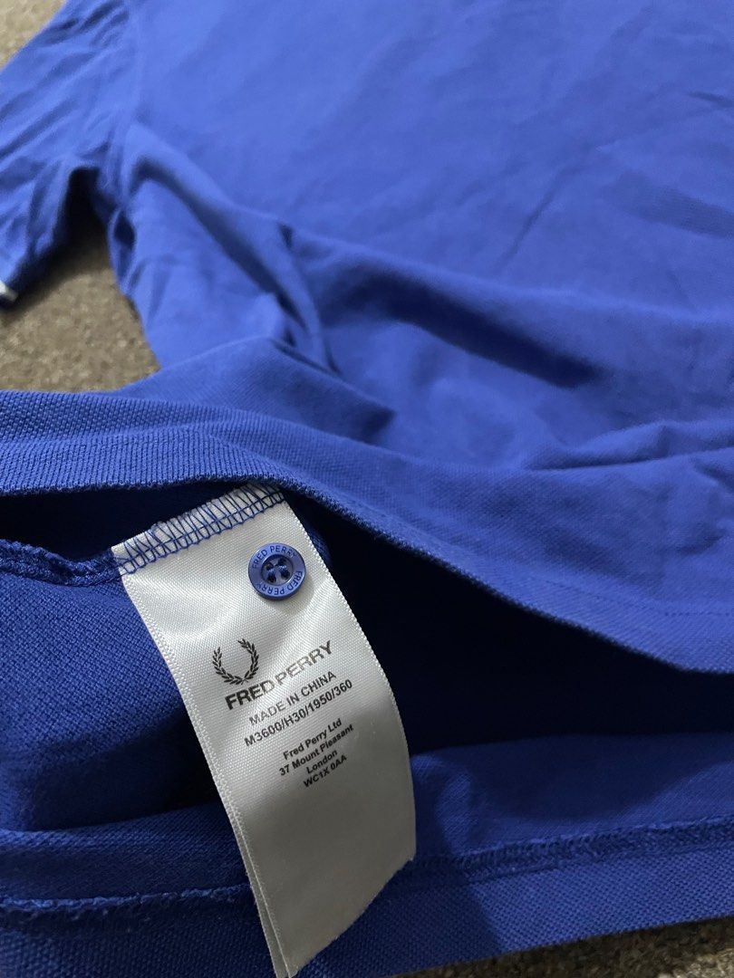 Fred perry collar (Category: Tshirts & Polo Shirts) located in Shah Alam. Submitted by terthriftt (Listing ID 1373230821, Image 3). Description: Pit 20.6 labuh 27.9.