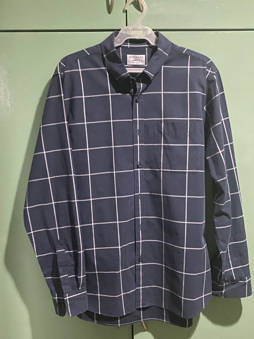 Giordano Checkered Polo Navy Blue Size L (Category: Tshirts & Polo Shirts ) located in Quezon City. Submitted by e95dlo (Listing ID 1373394280, Image 1). Description: Selling Used Giordano Stretch Slim Polo in Navy Blue RFS: Decluttering Perfect for office, casual wear Condition: No major flaws Will have it sanitized and ironed before delivery Shipping/Delivery c/o buyers expense. Location is in QC Meet up in QC weekends only. Makati on Wed Payme