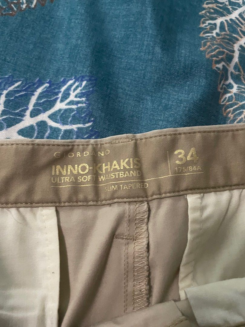 Giordano Khaki Chinos Size 34 (Category: Chinos) located in Quezon City. Submitted by e95dlo (Listing ID 1373394820, Image 3). Description: Selling Pre-loved Giordano Khaki Chinos Size 34. Used mainly for office days RFS: Decluttering and not being used anymore Perfect for office, casual wear Condition: No major flaws Will have it sanitized and ironed before delivery Shipping/Delivery c/o buyers expense. Location is in QC Meet up in QC weekends o