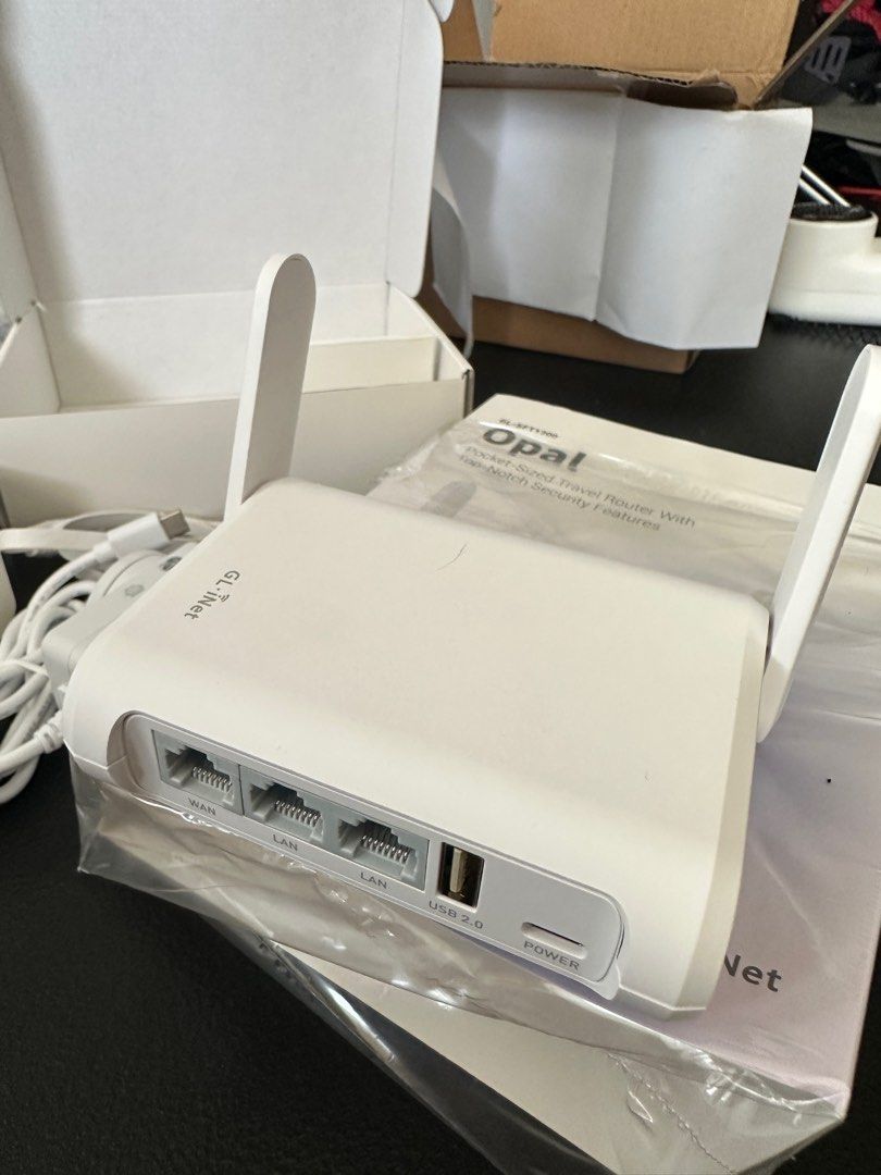 GL inet GL-SFT1200 Opal (Category: Networking) located in Lucena. Submitted by steven.decluttering (Listing ID 1373247893, Image 3). Description: Brand new. I opened it to try but never really had the chance to set-up for work travel. Got this just February this year 2025. RFS: Changed career. Won’t longer be needing this. Also Decluttering. Please feel free to chat me if you any questions regarding this. .