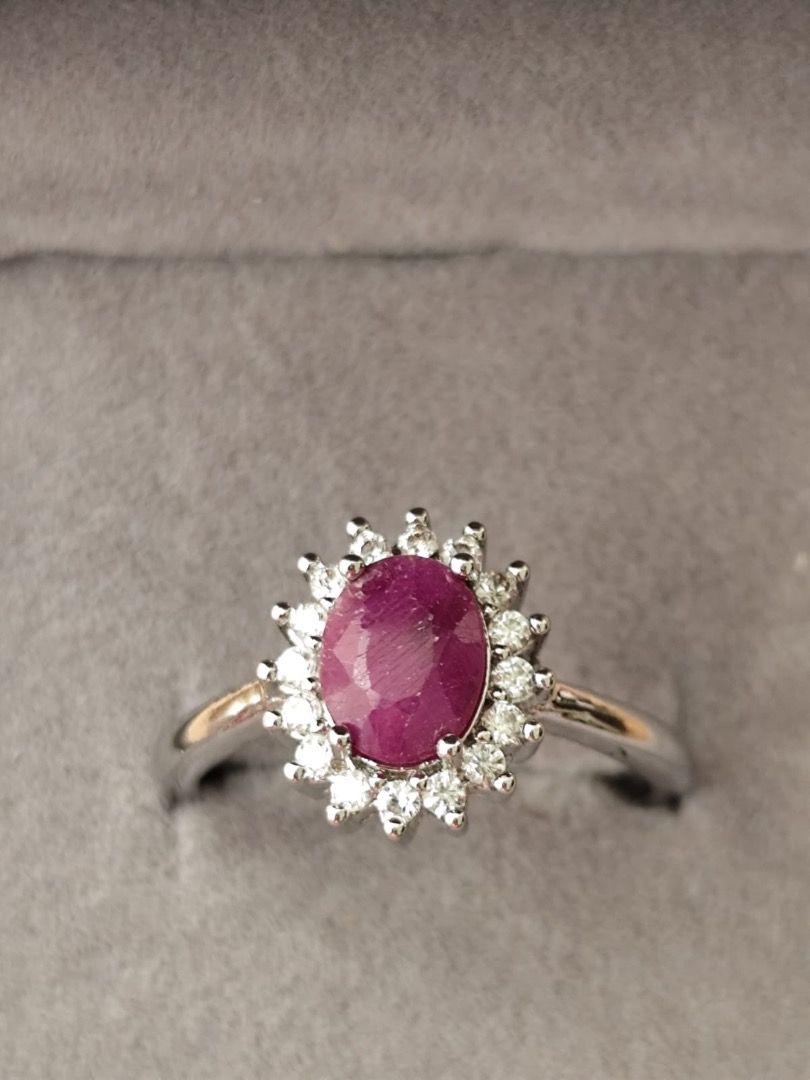 HIGH QUALITY 1.25 carat Natural Raw Burmese Oval Ruby Ring (UV REACTIVE!) (Category: Rings) located in Mandaluyong City. Submitted by allaboutgemsandco (Listing ID 1373313072, Image 3). Description: HIGH QUALITY 1.25 carat Natural Raw Burmese Oval Ruby Ring (UV REACTIVE!) Stone Size: 8.1mm x 6.1mm Ring Size: Adjustable Price: Php 700 add shipping fee for less than Php 1000 REASON FOR SALE: Clearing out my collection. Bought from Myanmar Embrace t
