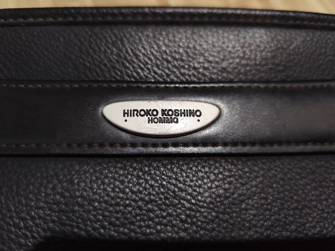 Hiroko Koshino Leather Clutch Bag (Category: Belt bags, Clutches and Pouches) located in Manila. Submitted by MissPanda (Listing ID 1373251596, Image 3). Description: Bag from Japan Price and Details on each Photo. 🫶 LOC: Tondo, Manila MOP: Gcash / Maya / Bank Transfer TYIA! 🫶🫶🫶🫶.