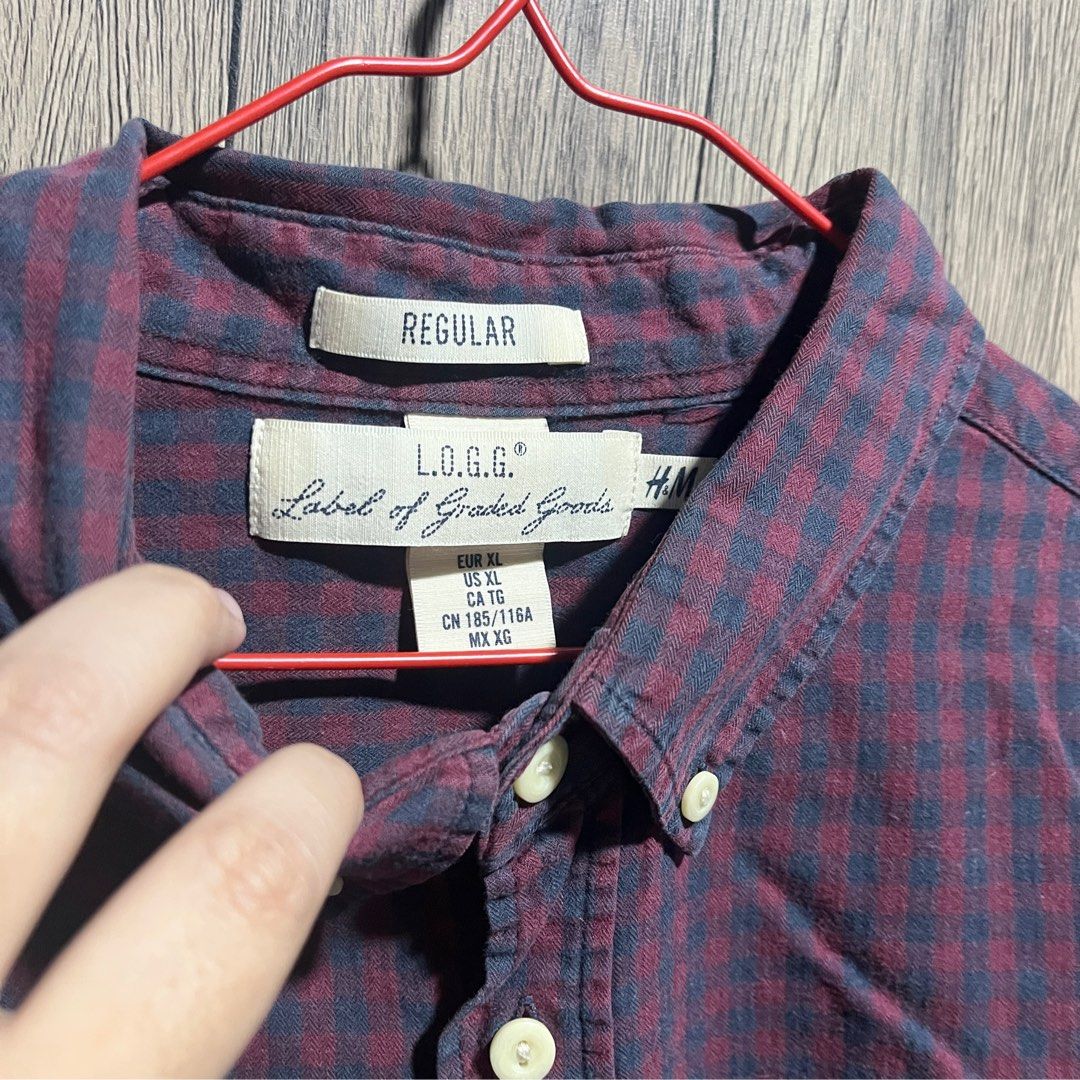 H&M Regular Fit Long Sleeves - XL (Category: Formal Shirts) located in Marikina City. Submitted by maya.declutters (Listing ID 1373312150, Image 2). Description: PERSONAL ITEMS / NOT FROM UKAY MOP: GCash / Bank Transfer Delivery: - Lalamove (7PM onwards) - J&T - Shipping fee will be shouldered by the buyer.