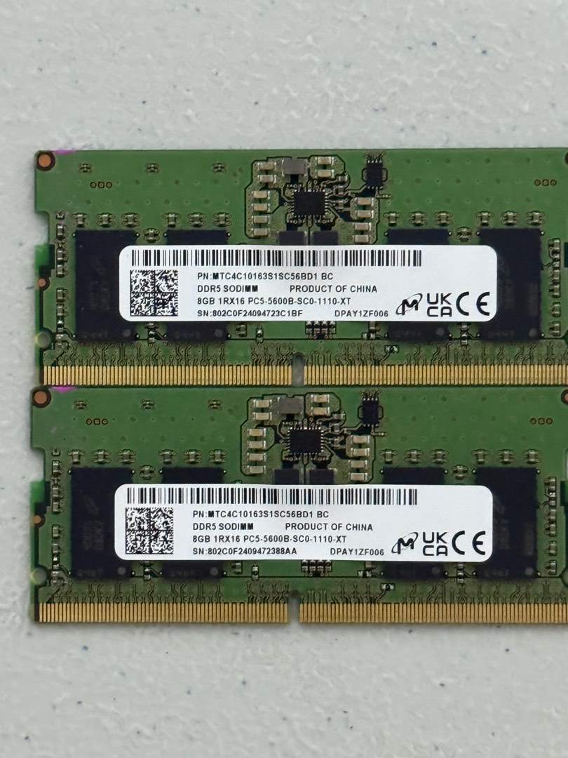 Laptop DDR5 Ram, Computers & Tech, Parts & Accessories, Computer Parts ...