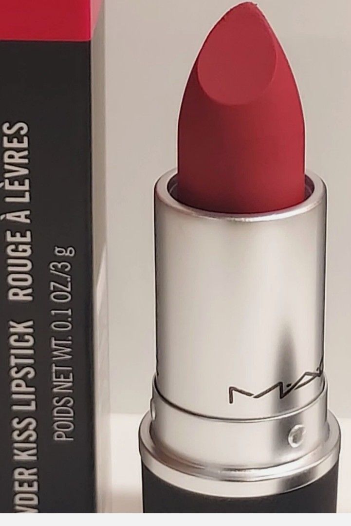 MAC Powder Kiss lipstick (Ruby New) (Category: Makeup) located in Quezon City. Submitted by uptrendglam (Listing ID 1373312024, Image 3). Description: MAC bullet powder lipstick Ruby New shade. Guaranteed authentic..