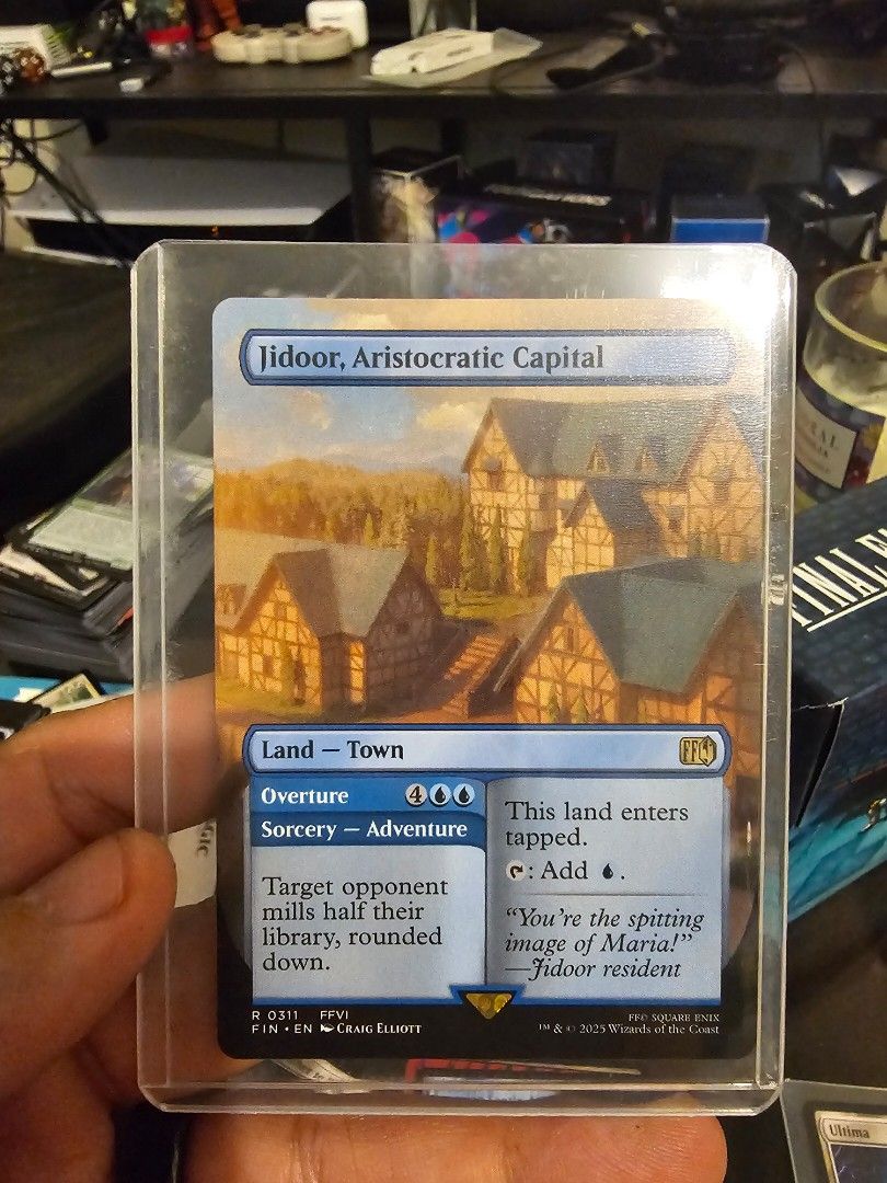 MTG FIN Jidoor, Aristocratic Capital BL (Category: Raw Singles) located in Pasig City. Submitted by roiswar (Listing ID 1373345754, Image 1). Description: Fresh from pack Price subject to change Buyer shoulders SF.