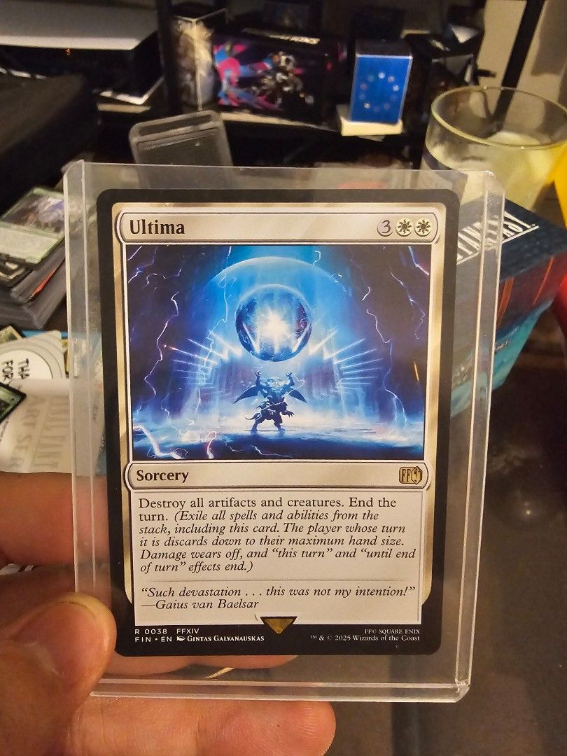 MTG FIN Ultima (Category: Raw Singles) located in Pasig City. Submitted by roiswar (Listing ID 1373345223, Image 1). Description: Fresh from pack Price subject to change Buyer shoulders SF.