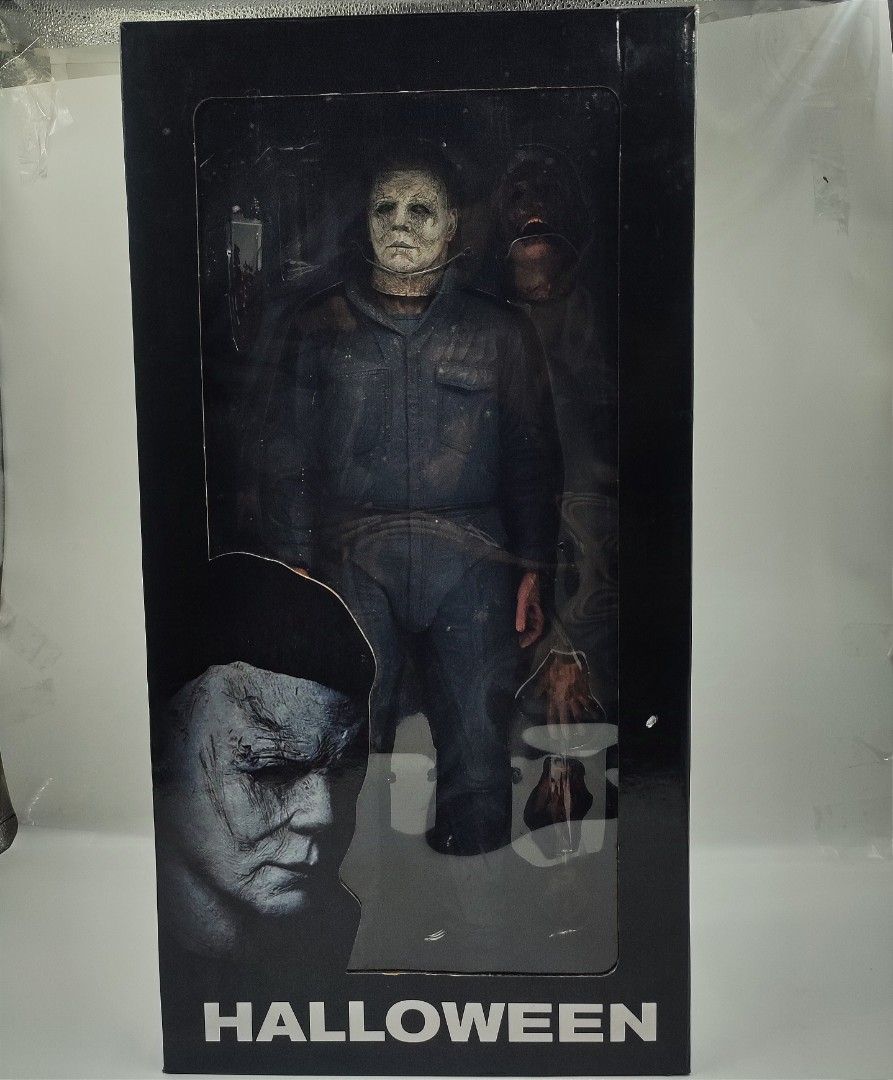 Neca - Michael Myers Holloween (Category: Figurines & Statues) located in Manila. Submitted by besh__ (Listing ID 1373390004, Image 1). Description: BIB no issue complete accessories 18 Inches height heavy toy Authentic Pm if you're interested..