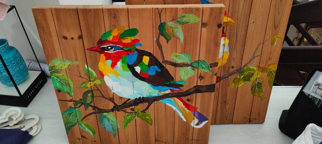 Paintings on wood