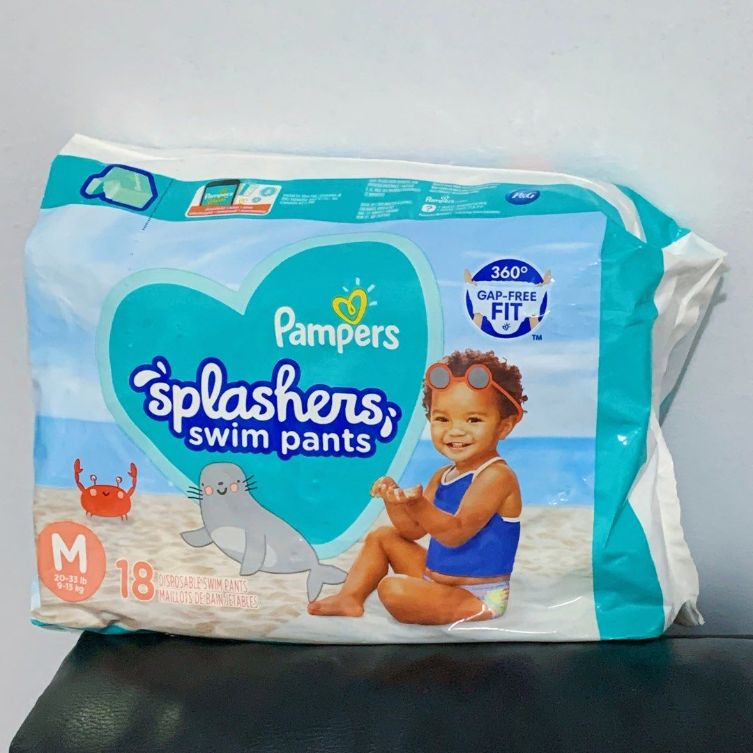 Pampers Splashers Swim Pants (Category: Diapers & Baby Wipes) located in Manila. Submitted by ishymnl (Listing ID 1373307770, Image 1). Description: Brandnew 100% authentic Bought in US Size: medium RFS: wrong size.