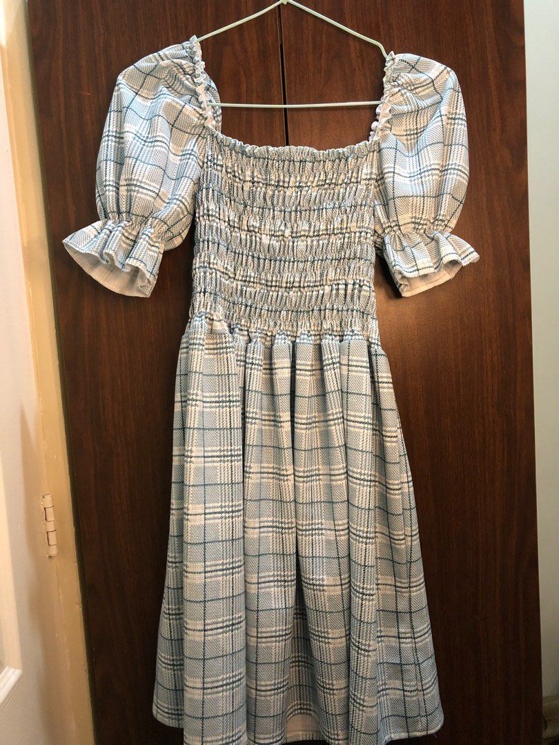 Plaid puffer dress (Category: Dresses) located in Quezon City. Submitted by ethyl_ (Listing ID 1373290732, Image 1). Description: .