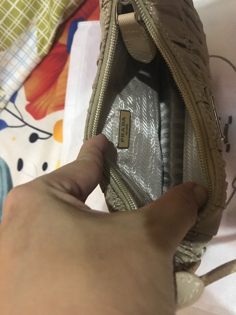 Prada kili bag (Category: Luxury Bags & Wallets) located in Taguig. Submitted by dean_cute25 (Listing ID 1373332538, Image 2). Description: Korea source Can fit 2 iphone promax and short wallet and cosmetic .