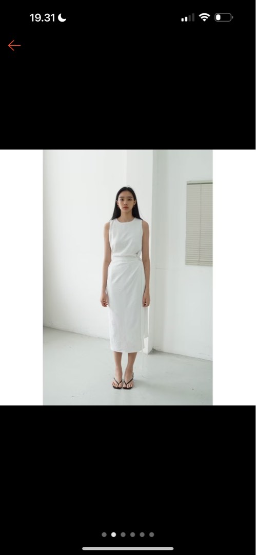 (Rent / sewa) Your Pafon - Babba Dress Broken White, Fesyen Wanita ...