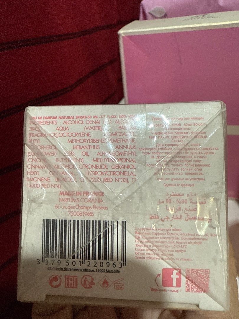 Rose (Category: Fragrance & Deodorants) located in Manila. Submitted by pickstuff (Listing ID 1373257225, Image 3). Description: Rose Eau De Parfum Solinotes Paris.