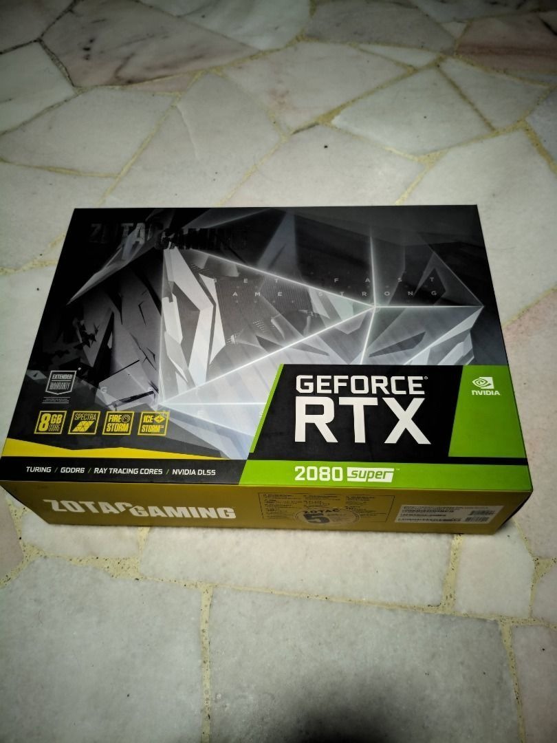 RTX 2080 SUPER (2023 RMA) Triple Fan 8GB VRAM ZOTAC GAMING GeForce ...