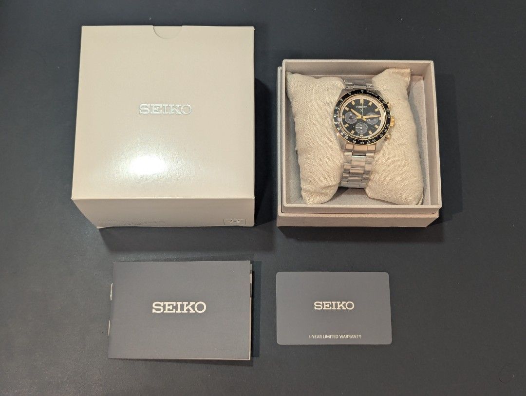 Seiko Prospex Speedtimer Solar Chronograph SSC941 (Category: Men's Watches) located in Quezon City. Submitted by nerd_herd (Listing ID 1369666620, Image 3). Description: Seiko Prospex Speedtimer Solar Chronograph SSC941 Brand New Complete boxed set Stamped 3yr warranty card P29,990 (Regular price) P28,990 (cash price) FREE Same day COD within M.M. via in-house riders Provincial - LBC COP (any LBC branch) or COD Mode of Payment: 💵 Cash on deliver