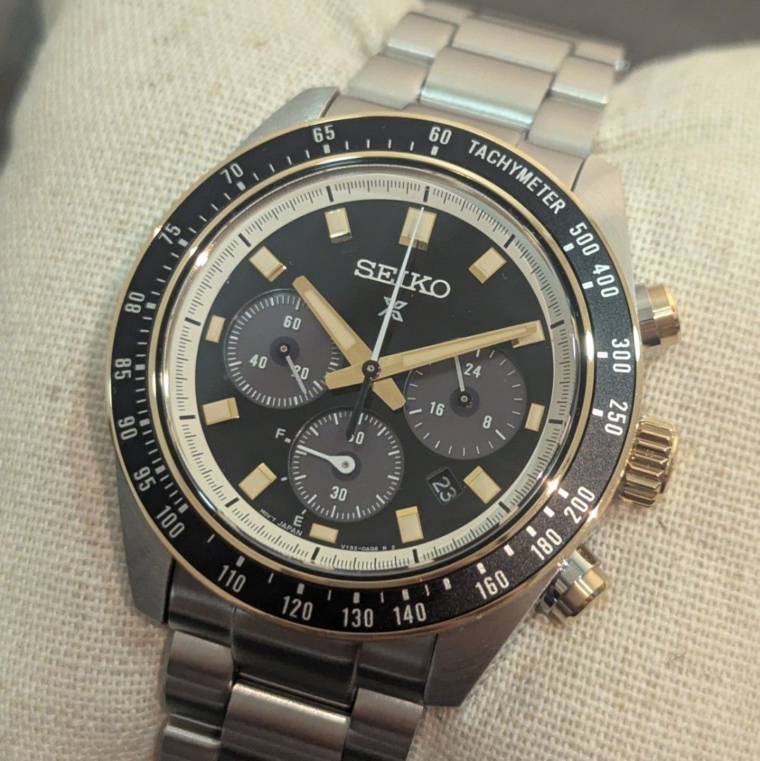 Seiko Prospex Speedtimer Solar Chronograph SSC941 (Category: Men's Watches) located in Quezon City. Submitted by nerd_herd (Listing ID 1369666620, Image 1). Description: Seiko Prospex Speedtimer Solar Chronograph SSC941 Brand New Complete boxed set Stamped 3yr warranty card P29,990 (Regular price) P28,990 (cash price) FREE Same day COD within M.M. via in-house riders Provincial - LBC COP (any LBC branch) or COD Mode of Payment: 💵 Cash on deliver