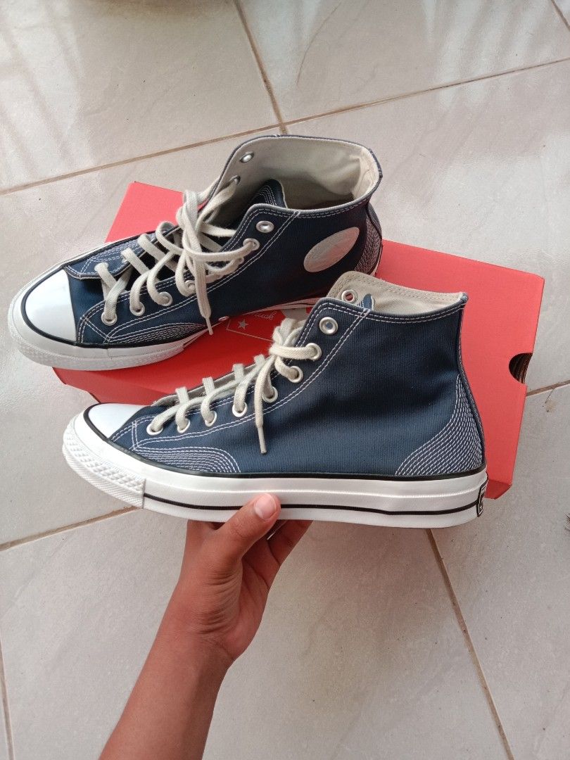 Sepatu Converse 70s Chuck Converse Blau Multi Stitch Navy Chuck