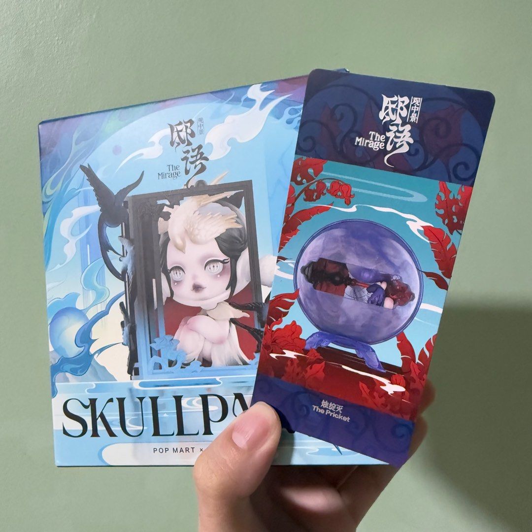 Skullpanda -the pricket - mirage series (Category: Designer & Blind Box Toys) located in Paranaque City. Submitted by chinitamaria (Listing ID 1373290396, Image 2). Description: Opened sa ilalim - got at sm makati - not my prio Loc: paranaque city Mop: gcash Mod: lalamove or lbc or j&t.