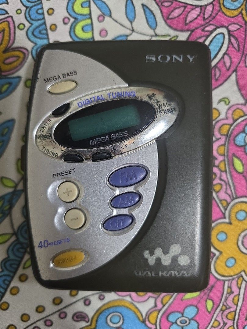 Sony Walkman Cassette Player (Category: Portable Music Players) located in Caloocan City. Submitted by chorky28 (Listing ID 1373291254, Image 1). Description: Tape working ✅️ Radio working ✅️.