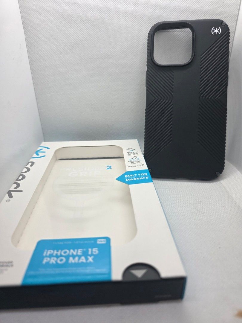 Speck presidio case for iphone 15 pro max (Category: Cases & Sleeves) located in Las Pinas. Submitted by jhered (Listing ID 1371452850, Image 1). Description: sale brandnew original with magsafe sale for 1500 each las pinas area.