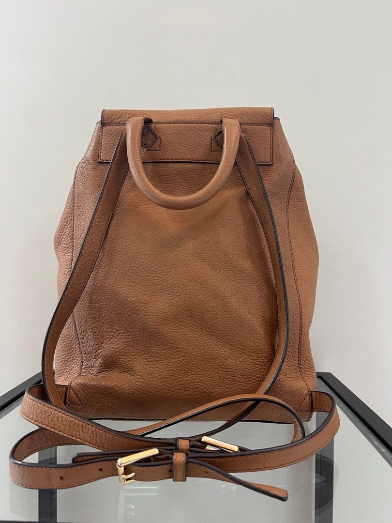 Tory Burch Leather Backpack (Category: Luxury Bags & Wallets) located in Quezon City. Submitted by hollaashopp (Listing ID 1373338958, Image 2). Description: Tory Burch leather back pack Lightly used Good condition With original dust bag Retail for php 35,000.