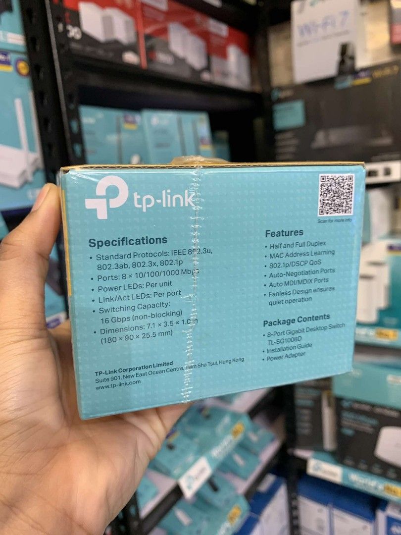 TP-Link TL-SG1008D 8-Port Gigabit Desktop Switch | Network Switch Hub (Category: Networking) located in Makati City. Submitted by slaccessoriesshop (Listing ID 1373351134, Image 2). Description: TP-Link TL-SG1008D 8-Port Gigabit Desktop Switch | Network Switch Hub 💥 ELECTRONICS, COMPUTER ACCESSORIES AND APPLIANCES 💥 All Items - Original / Brand New / Sealed We issue SALES INVOICE With WARRANTY RECEIPT With TECHNICAL SUPPORT Accepting BULK ORDER