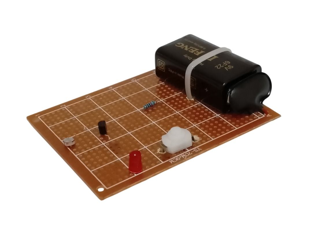 TRANSISTOR NIGHT SENSOR CIRCUIT, BEST FOR EXPERIMENT SCIENCE EDUCATIONAL PROJECT (Category: Electrical, Adaptors & Sockets) located in Quezon City. Submitted by besteinpc (Listing ID 1373290745, Image 1). Description: TRANSISTOR NIGHT SENSOR CIRCUIT, BEST FOR EXPERIMENT SCIENCE EDUCATIONAL PROJECT FEATURES: COMPONENTS: 👉1pc PCB with HOLE 7x9cm 👉1pc LDR 5506 👉1pc Transistor BC547 👉2pcs Carbon Film Resistor 10K 👉1pc switch on-off 👉1pc 9v Batt