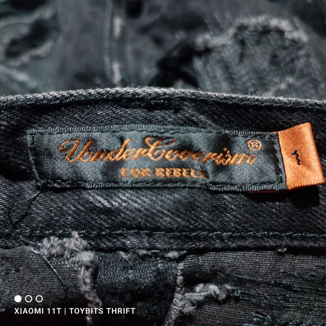 UNDERCOVER DISTRESSED JEANS (Category: Jeans) located in Davao. Submitted by victorcalit (Listing ID 1373335478, Image 3). Description: UNDERCOVER DISTRESSED JEANS SIZE 1 ON TAG WAISTLINE 30-32 LENGTH 42 .5 HEM 6 EXCELLENT CONDITION 5000 + SF DAVAO CITY LOCATION.