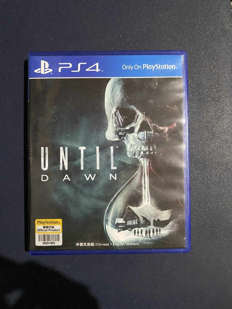 PlayStation 4 Until Dawn (Category: PlayStation) located in Hagonoy. Submitted by thatnormalguy (Listing ID 1373295325, Image 1). Description: Details: -This is NOT the remastered edition. -Played it once. -Still in Good Condition RFS: Decluttering.