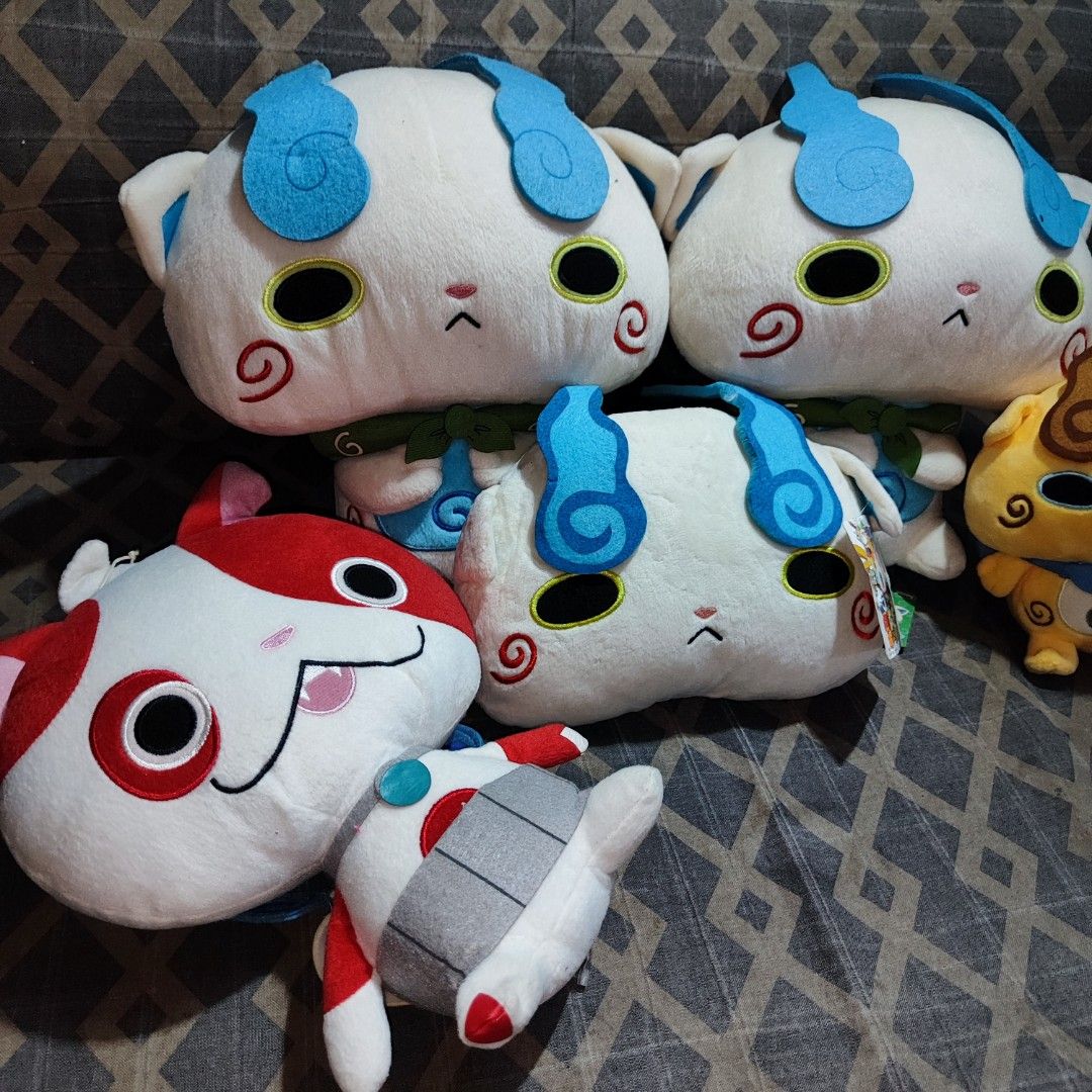 Bundle Yokai Cat Plushie Toys (Category: Plushies & Soft Toys) located in Quezon City. Submitted by understuffcollectibles (Listing ID 1373333227, Image 2). Description: 🎁 Perfect for Gifts. 👀 what you see is what you get • Payment First / MOP GCASH •Good for Gift / Collection • Mixed Brandnew and Secondhand Plushies •With Tag and Papertag • Good as new but not abused | Good as New with Papertag •Courier J&T or Lalamove around Metro Manila..