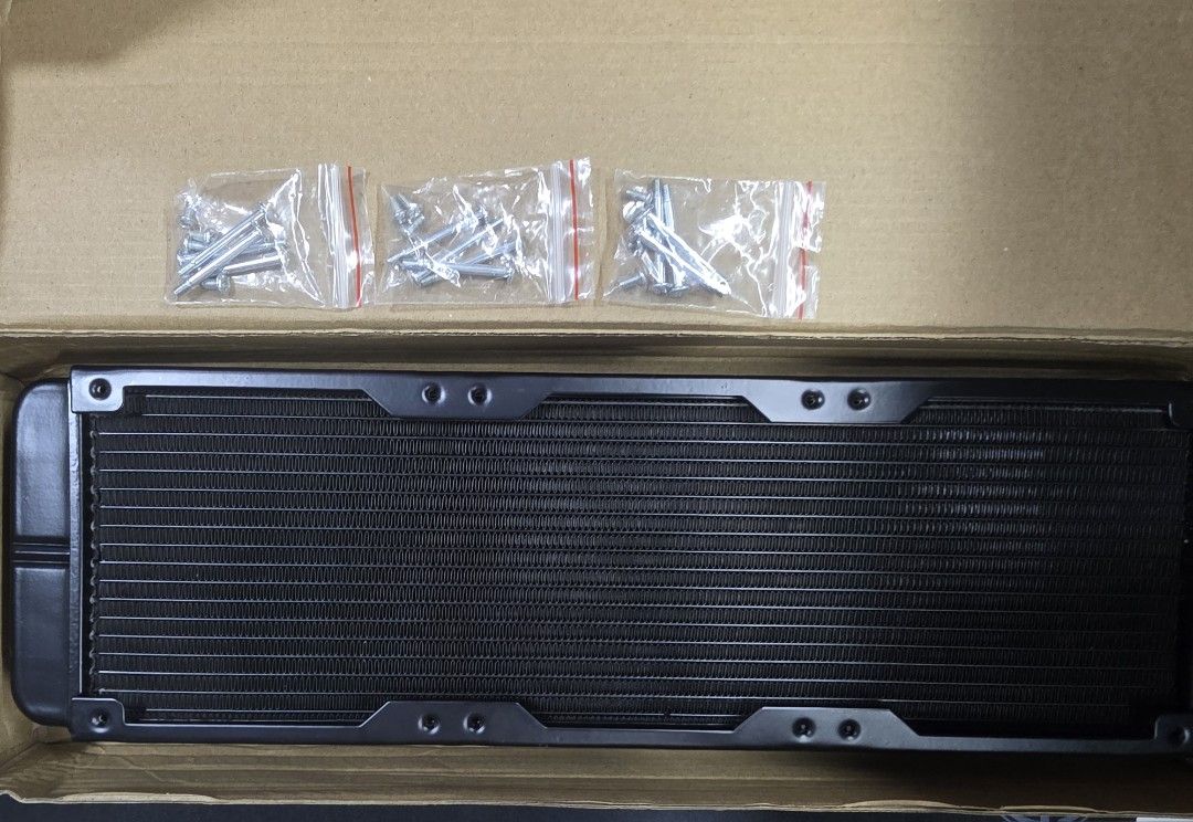 360mm Watercooling Radiator Aluminium with screws63220269902722111