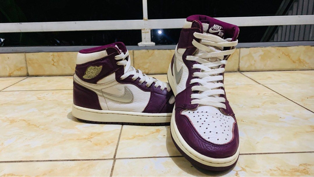 AJ1 Nike Air Jordan Retro High Bordeaux sz43 Authentic Ori