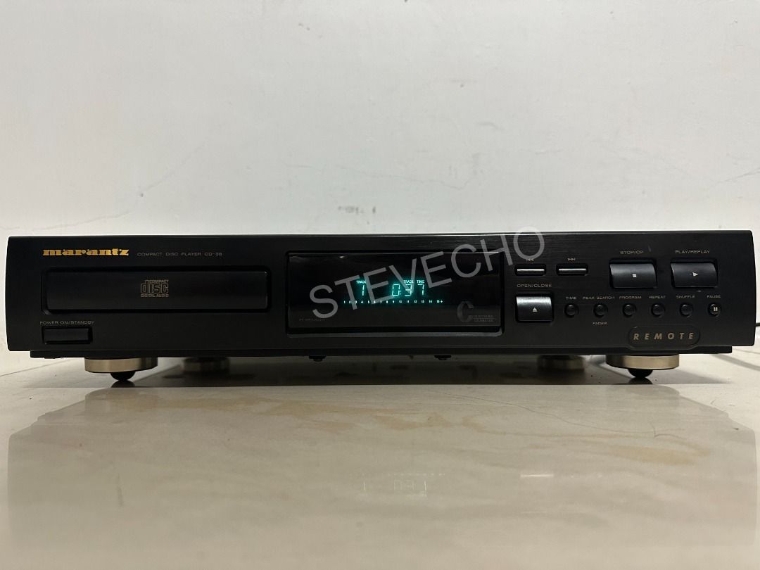 由 stevecho (刊登 ID 1373431185，圖片 2) 提交，位於 台中市 (Taichung) 的 日本 Marantz CD-38 CD播放器 雷射頭跟齒輪已經更新/附全新遙控器 (類別：音樂播放裝置 MP3及CD 播放器)，說明：🇯🇵 日本精品 marantz CD-38 CD播放機 🎶 音色溫暖｜讀片快速｜原音重現 ✅ 商品特色 🔧 功能正常、品相良好 🪶 印尼製造，機身質感細膩 💿 採用 CDM12.1 光頭，讀片快速穩定 🧠 TDA1545 解碼晶片，還原純淨音質 🔊 1組聲音輸出，音色溫暖厚實 📝 燒錄測試可正常讀取，支援一般燒錄CD 🎧 音質表現：通透、乾淨、音場寬廣 📦 商品資訊 電壓：120V-240V 光頭型號：CDM12.1 解碼晶片：TDA1545 製造地：印尼 輸出介面：1組類比聲音輸出 狀況：正常使用、機況良好 🔊 適合需求 ✔️ 喜愛日系音色風格 ✔️ 尋找二手CD播放機、復古聲音表現 ✔️ 對聲音有要求的入門/中階發