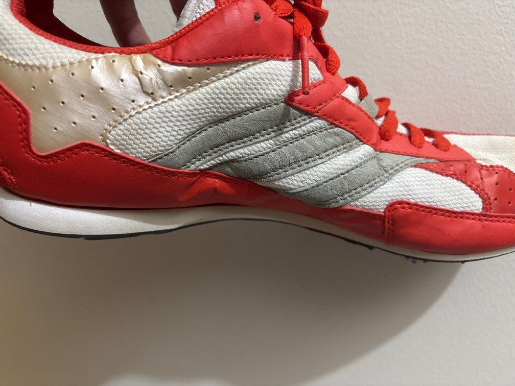 Adidas Sprint Spikes (Category: Sneakers) located in Taguig. Submitted by multiverse2 (Listing ID 1373443244, Image 1). Description: Adidas Sprint Spikes USA Size 11.5 Spikes are attached under No Tool included to remove the spikes!!.