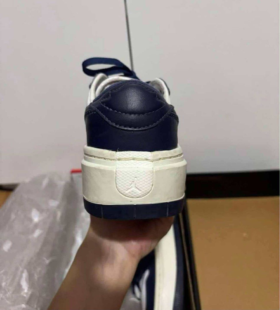 Air Jordan 1 Elevate Low (Category: Sneakers) located in Dasmarinas. Submitted by cench (Listing ID 1373547793, Image 3). Description: Color: White/Midnight Navy With Box With Free Socks Few times used only.