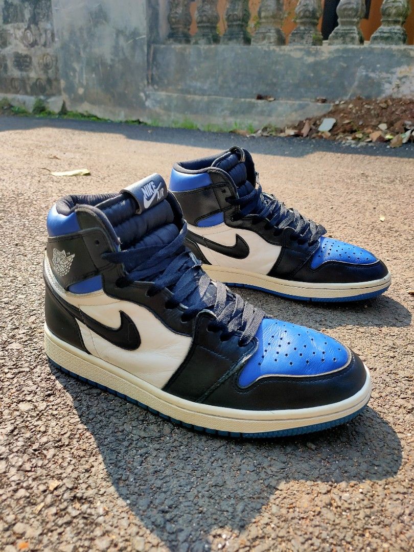 Air Jordan High Royal Toe Black Blue White