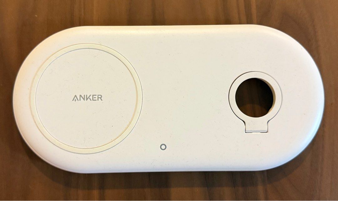 Anker PowerWave+ Pad with Watch Holder Wireless Charger, in