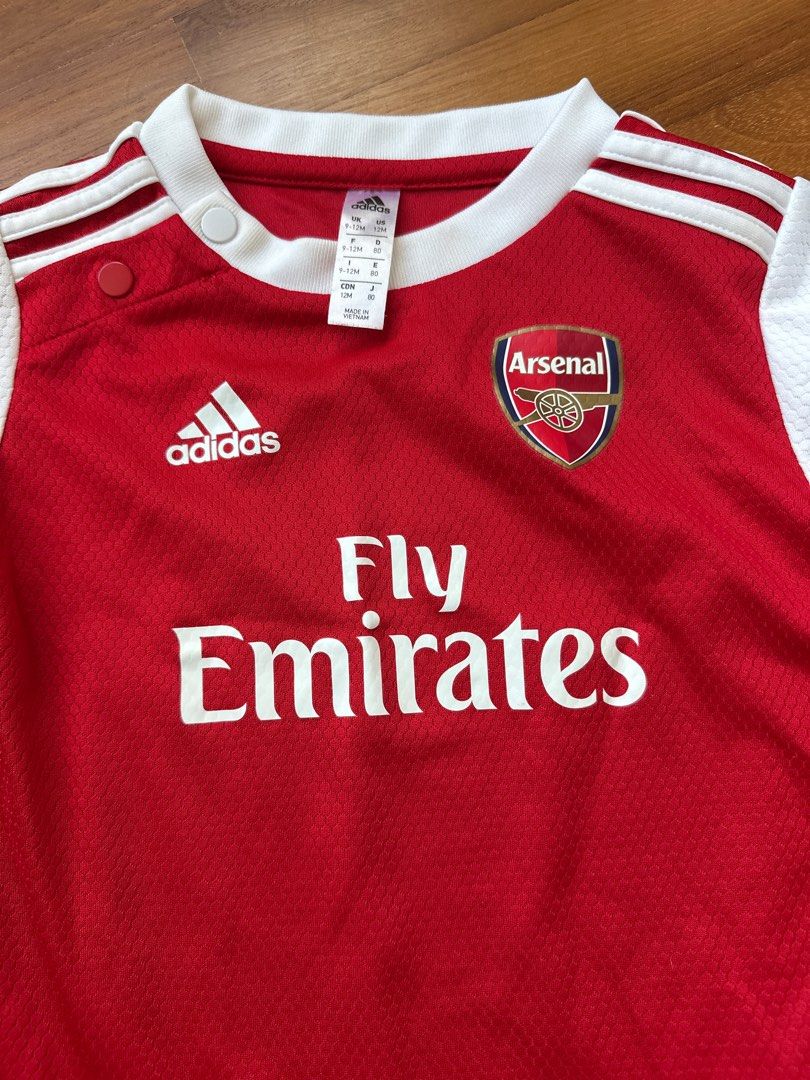 Arsenal toddler jersey (Category: Babies & Kids Fashion) located in Singapore. Submitted by mybeautifultrinkets (Listing ID 1373477096, Image 3). Description: Still in good condition .