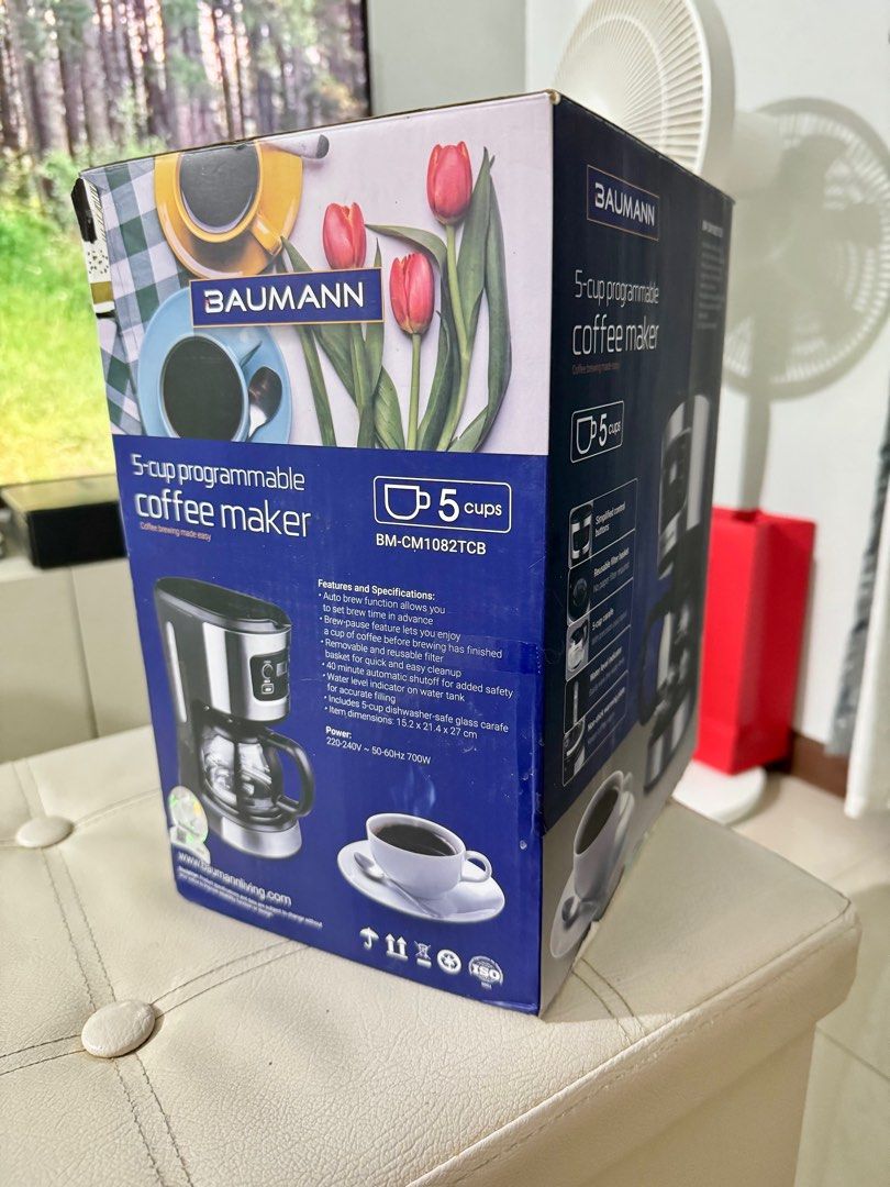 Baumann Coffee Maker (Category: Coffee Machines & Makers) located in Cebu City. Submitted by interestingfindsCebu032 (Listing ID 1373528941, Image 3). Description: BrandNew Baumann Coffee Maker Never open.. pls see deets on the box. Rfs: got this as a gift but im currently fond using nespresso machine. .