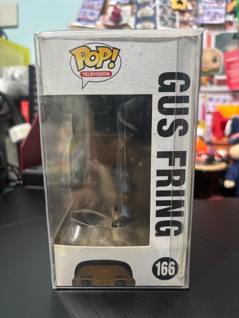 BREAKING BAD GUS FRING FUNKO POP (Category: Designer & Blind Box Toys) located in Paranaque City. Submitted by nathangaragesale (Listing ID 1373487172, Image 2). Description: Gus fring breaking bad 9/10 condition with boss protector Can do meetups or LBC ship.