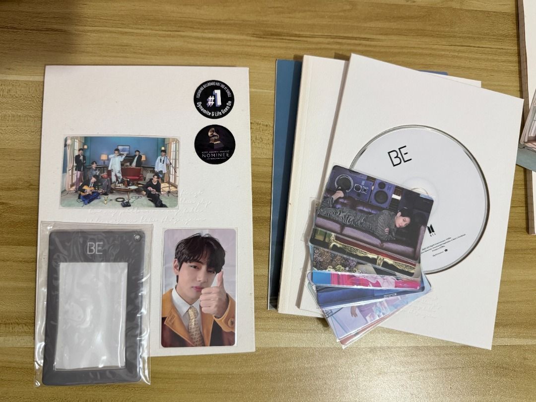 BTS BE Deluxe and Essential Set (Category: K-Wave Merchandise) located in Angeles City. Submitted by breadscart (Listing ID 1373535848, Image 2). Description: BTS BE Deluxe and Essential Set BE Deluxe • Complete inclusions • Outbox is 8/10 due to exposure to dust BE Essential • Complete inclusions • OT7 random PC • Outbox is 8/10 due to exposure to dust • With V Weverse POB Mode of payment: GCash/BDO Mode of delivery: J&T Express.