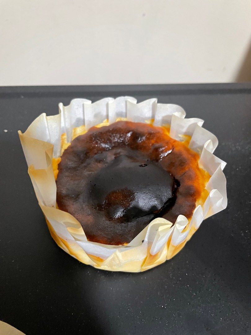 Burnt Basque Cheesecake (Category: Homemade Bakes) located in Manila. Submitted by shefinds22 (Listing ID 1373486003, Image 3). Description: Heartshaped - ₱150.00 4inch size - ₱280.00.