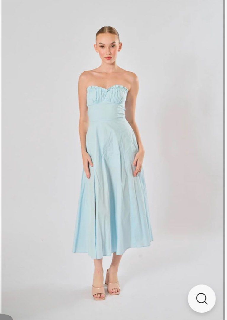 for rent - sky blue dress (Category: Dresses) located in Manila. Submitted by everafters (Listing ID 1373423678, Image 1). Description: - 3 days rent, ₱500 deposit (which i would give back once dress is given in its original condition aka no damages) - perfect for formal occasions, graduation, parties - small size - taft location can ship asap via lalamove - would sell for ₱1400.