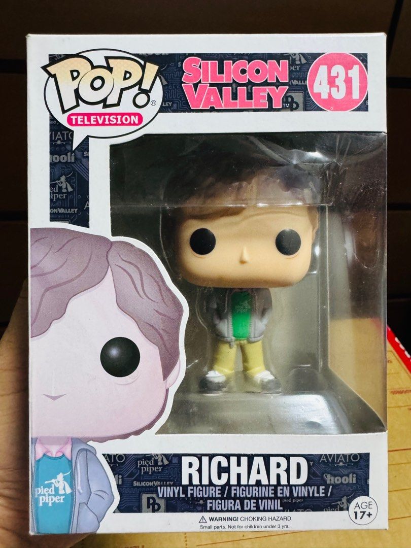 Funko pop Silicon Valley Richard, Erlich and Gilfoyle (Category: Designer & Blind Box Toys) located in Quezon City. Submitted by funkophilippines (Listing ID 1373540141, Image 1). Description: 750 each Original Funko merchandise Faded Box .