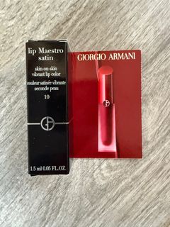 Giorgio Armani lip maestro satin 唇膏64222392834305110