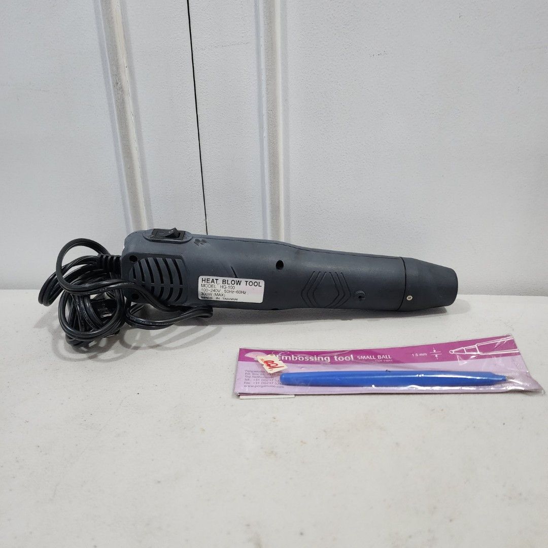 Heat Blow Tool (w/ FREE Embossing Tool) (Category: Construction Tools & Equipment) located in Quezon City. Submitted by hoshication (Listing ID 1373552364, Image 1). Description: Heat Blow Tool (Original Price: PHP 750) • Still in good condition! • Comes with a freebie - Embossing Tool (small ball) • Price negotiable :) Payment Options: • BPI • GCASH (Shipping Fee not yet included) 📣 Please LET ME KNOW (leave a feedback or message me) once you'v