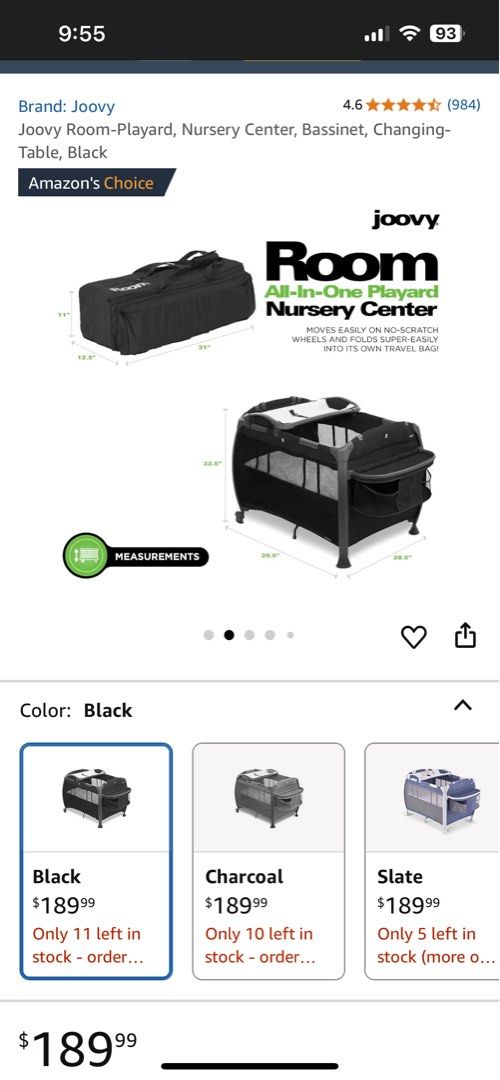 Joovy Crib/Playard (Category: Cots & Cribs) located in Quezon City. Submitted by ixela (Listing ID 1373532600, Image 3). Description: Still in good condition Easy-to-assemble and disassemble Bought from US With Box Rfs: Declutering DM me if interested.
