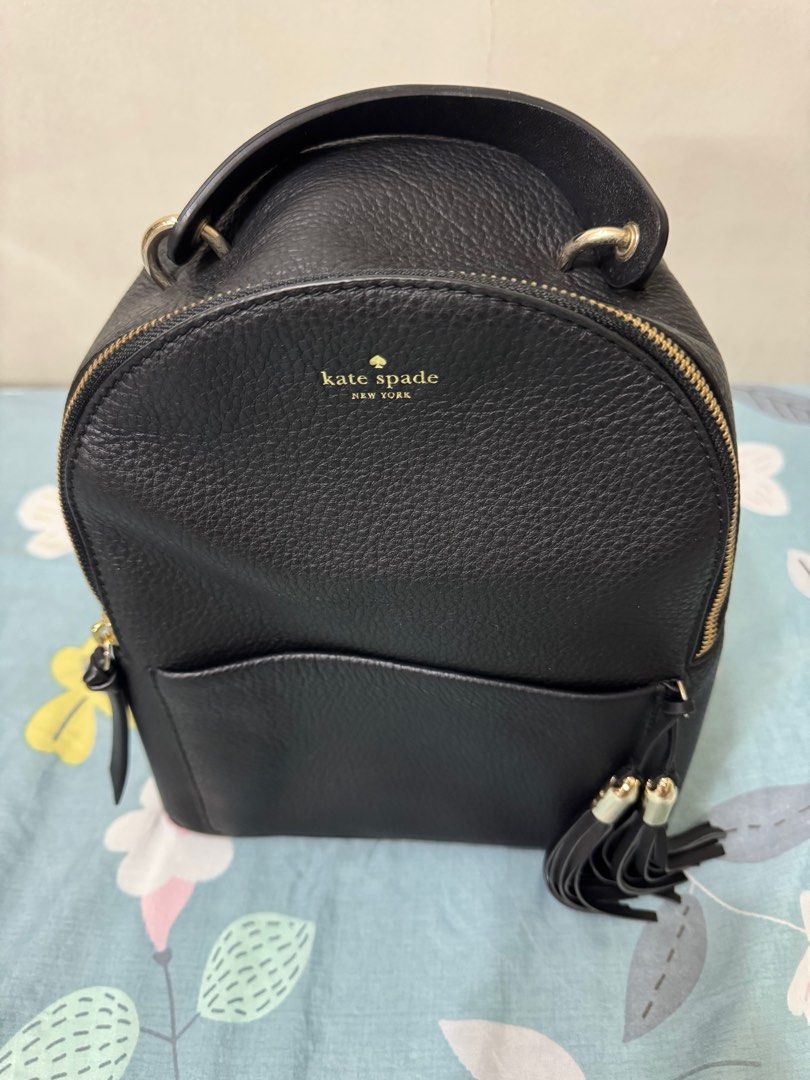 Kate Spade Atwood Place Small Bradley Backpack (Category: Luxury Bags & Wallets) located in Pasig City. Submitted by coleenseven (Listing ID 1373532019, Image 2). Description: Kate Spade Atwood Place Small Bradley Backpack Black Slightly used - like new With care card.