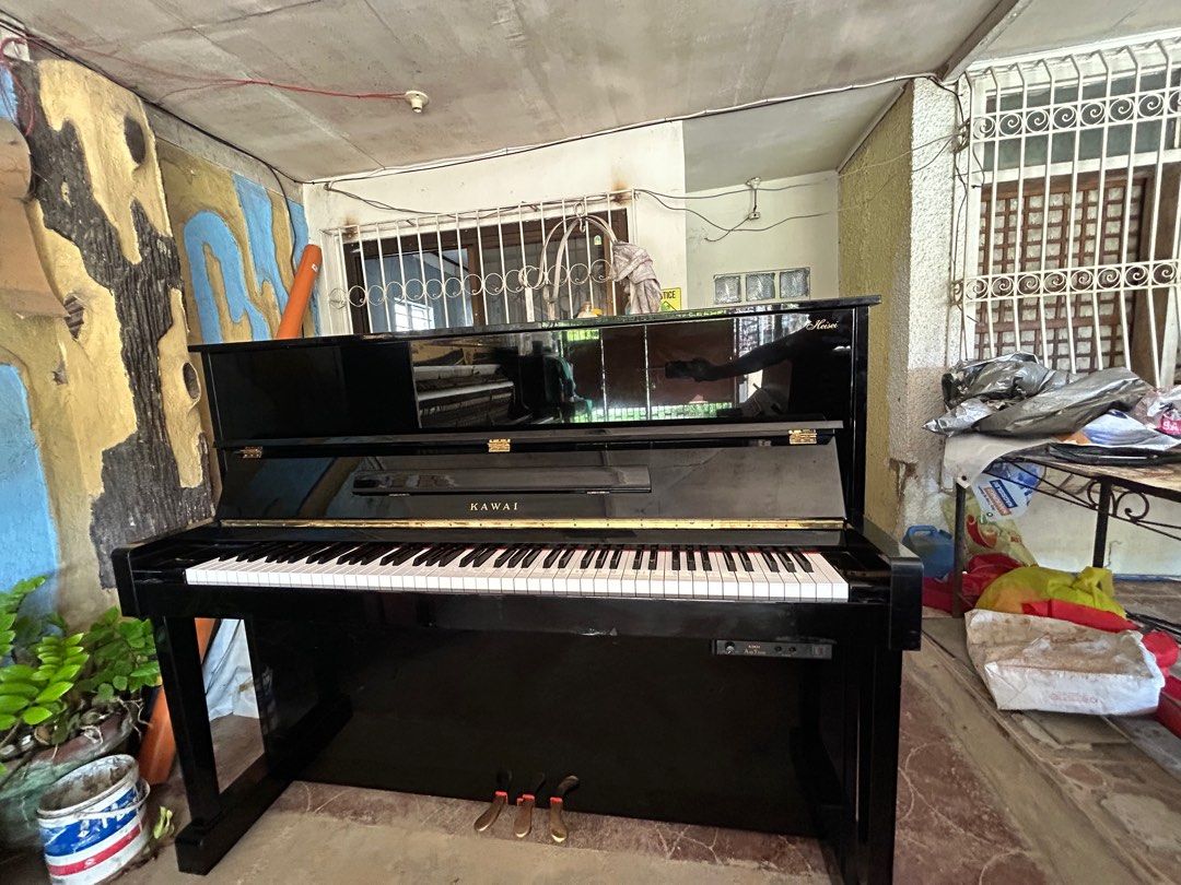 Kawai Hat20 Upright Piano (Category: Musical Instruments) located in Bulacan. Submitted by adrielbryanmangaran (Listing ID 1373491836, Image 2). Description: Kawai Hat 20 Upright Piano 88keys Pedal working Anytime function can be you with Headphones( not sure if working wala adaptor) Fresh Newly Tuned.